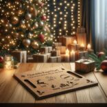 Bandeja personalizada de papa noel. diseño exclusivo de kandala