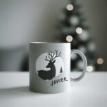 Taza de cerámica personalizada