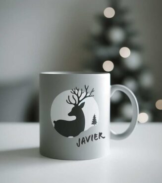 Taza de cerámica personalizada