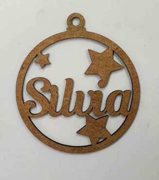 Esfera de navidad personalizada con tu nombre