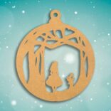 Adorno de navidad Alicvia en el país de las Maravillas