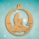 Adorno de navidad La sirenita