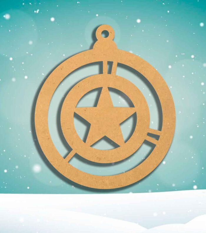Adorno de navidad Capitán américa