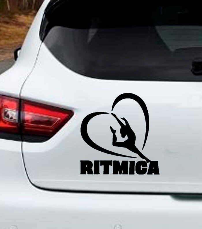 Pegatína-coche-gimnasia-rítmica Pegatina coche gimnasia rítmica