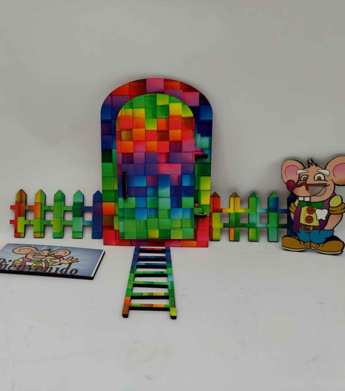 puerta ratón perez multicolor