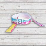 Pulsera de tela para eventos