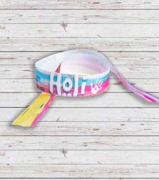 Pulsera de tela para eventos