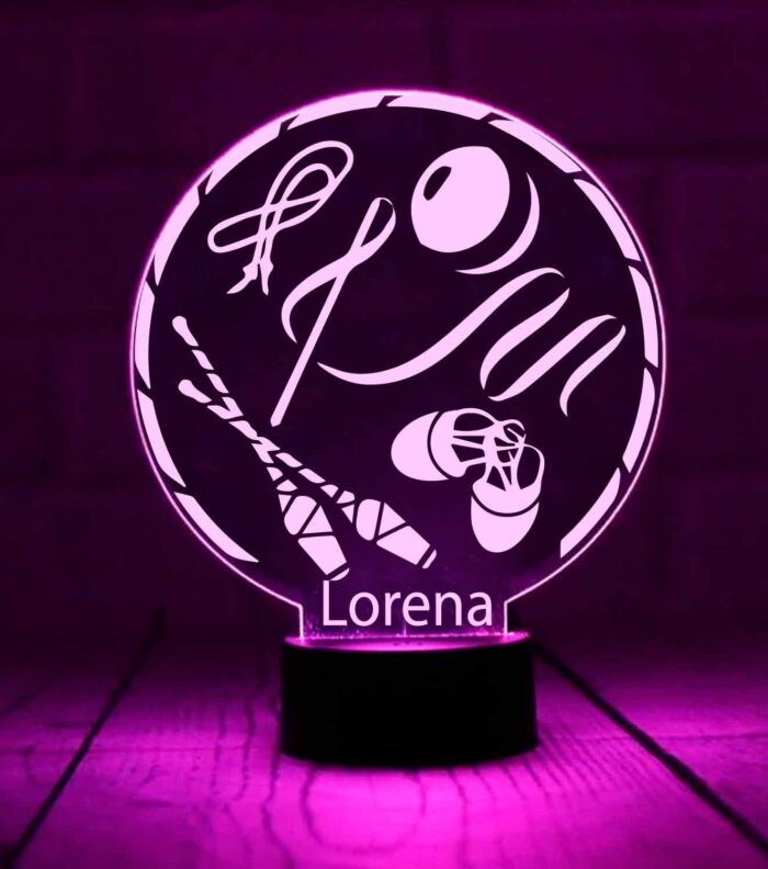 Lámpara gimnasia rítmica aparatos