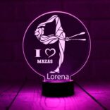 Lámpara gimnasia rítmica mazas