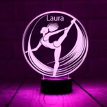 Lámpara gimnasia rítmica cogida