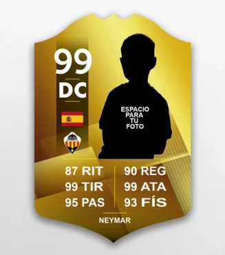 Carta FIFA modelo leyenda por kandala