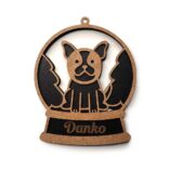 Adorno de Navidad de Mascotas con forma de bola navideña