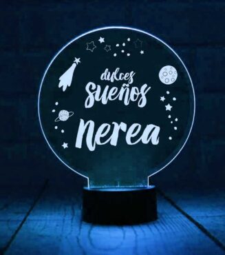 lámpara quitamiedos LED personalizable