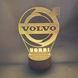Lámpara personalizada marcas de coches