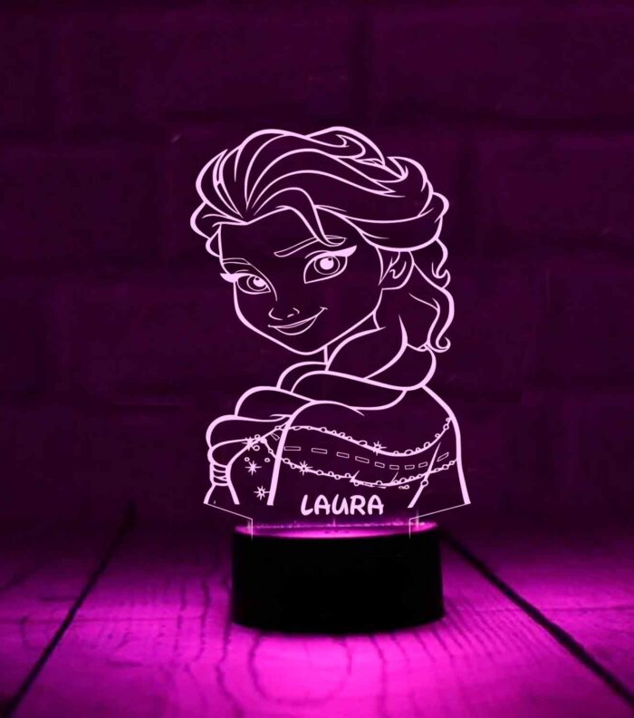 Lámpara-personalizada-frozen Lámpara LED Frozen