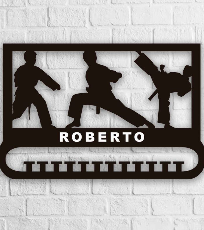 Medallero personalizado Karate