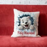 Cojín personalizado de Navidad