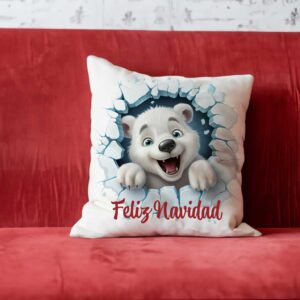 Cojín personalizado de Navidad
