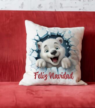 Cojín personalizado de Navidad