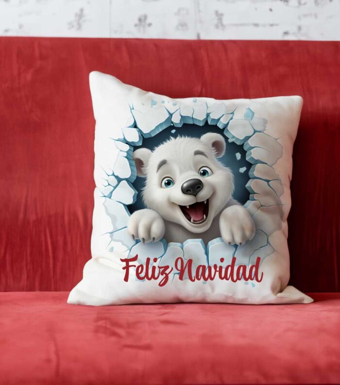 Cojín personalizado de Navidad
