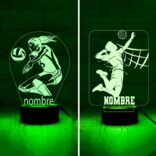 Lámpara personalizada voleibol