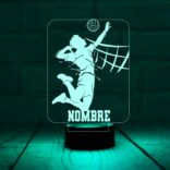 Lámpara personalizada voleibol chico