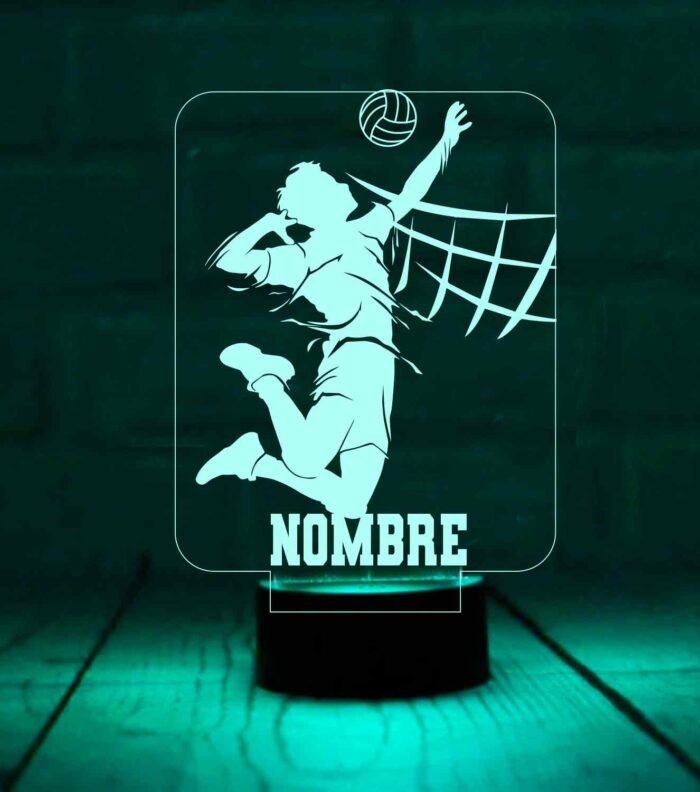 lámpara-personalizada-voleybol-chico Lámpara personalizada voleibol chico