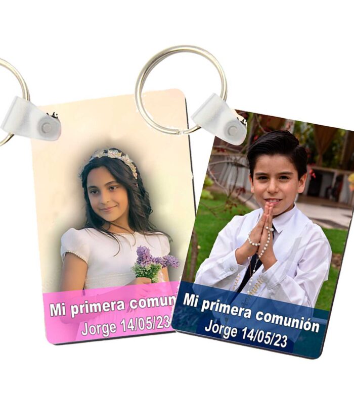 Llaveros personalizados comunión