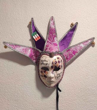 Máscara Veneciana morada