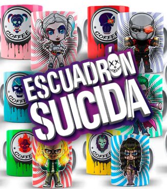 Taza desayuno Escuadrón Suicida