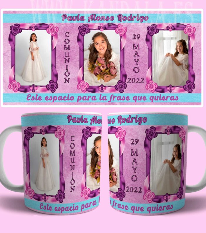 Taza personalizada comunión