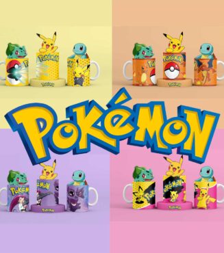 Taza desayuno Pokemon