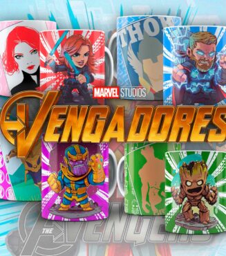 Taza desayuno Vengadores