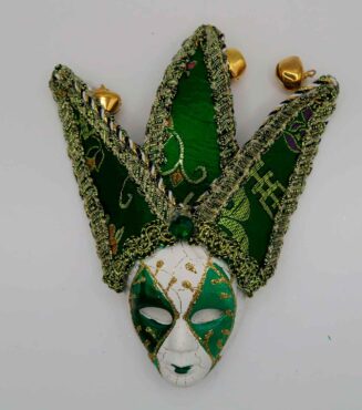 Imán máscara verde