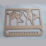 Medallero purpurina para Gimnasia Rítmica champang