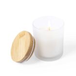 vela en frasco con tapa y aroma de vainilla