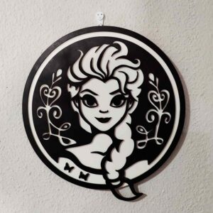 Cuadro Frozen madera