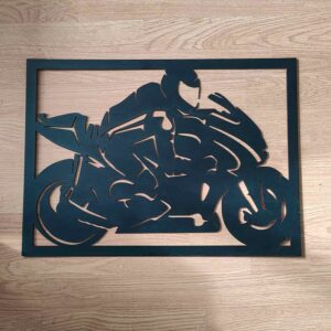 Cuadro Silueta Moto