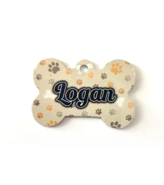 chapa identificativa perro