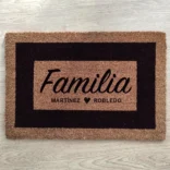 felpudo personalizado de familia