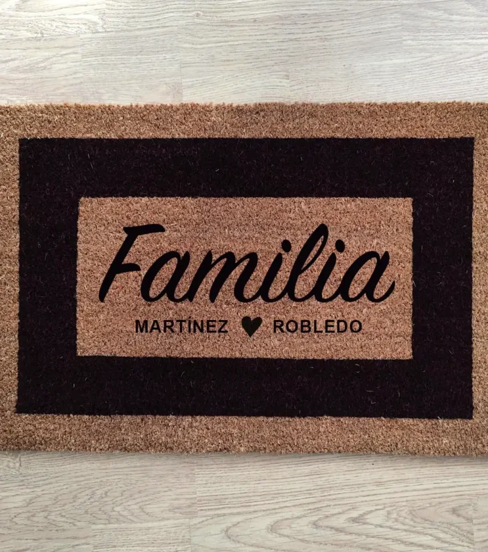 felpudo-personalizado-clan felpudo personalizado de familia