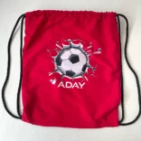 mochila de cuerdas con bolsillo interior