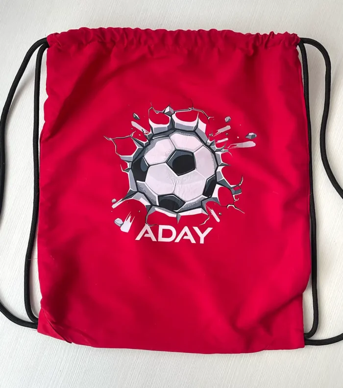 mochila de cuerdas con bolsillo interior