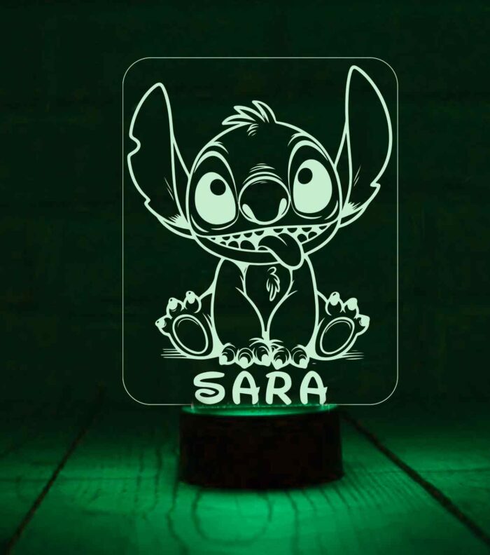 Lámpara-personalizada-stitch-sacando-la-lengua Lámpara-personalizada-stitch-sacando-la-lengua