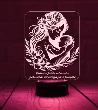lámpara-personalizada-madre-con-niño-en-brazos