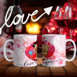 Taza San Valentín Picapiedra