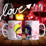 Taza San Valentín Naruto