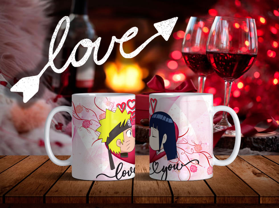 Taza San Valentín Naruto Taza San Valentín Naruto