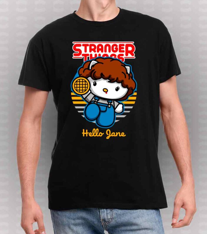 Camiseta-Stranger-Things-hello-kitty-Jane