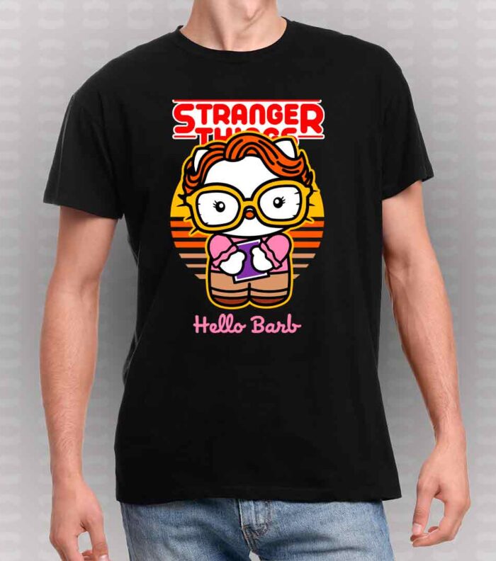 Camiseta-Stranger-Things-hello-kitty-barb
